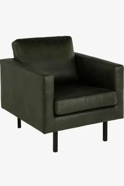 Amsterdam leer clean fauteuil groen