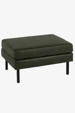 Amsterdam leer clean hocker groen