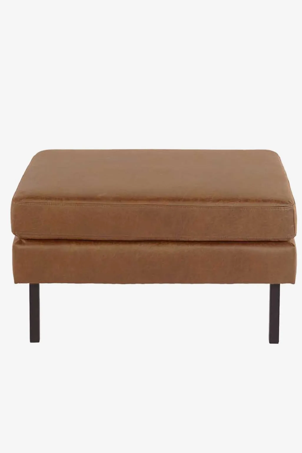 Amsterdam leer clean hocker bruin