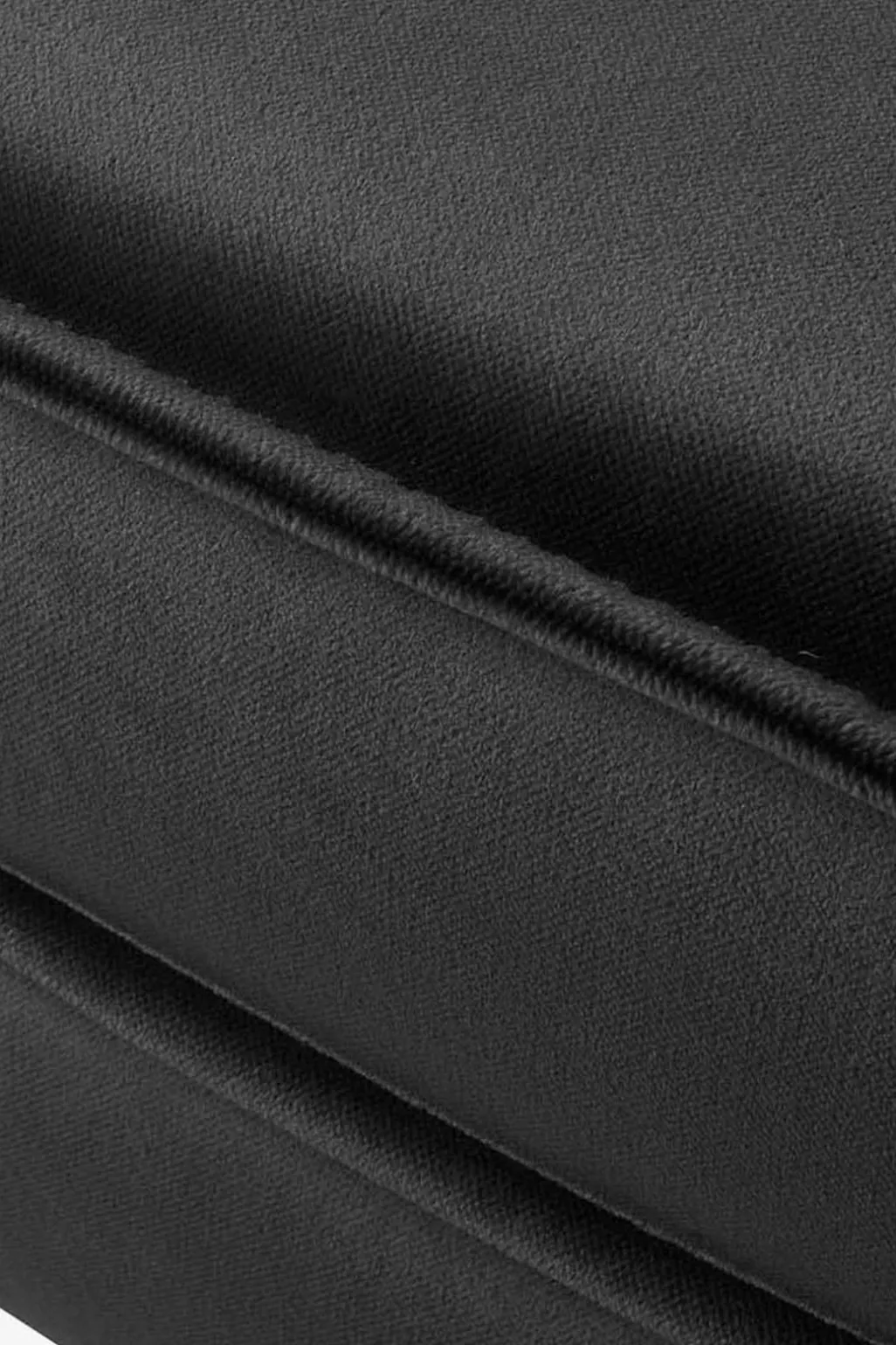 Amsterdam velvet hocker antraciet