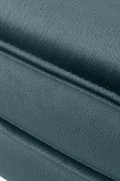 Amsterdam velvet hocker grijs blauw