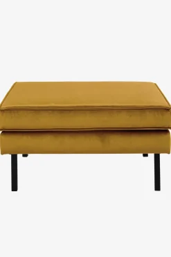 Amsterdam velvet hocker oker