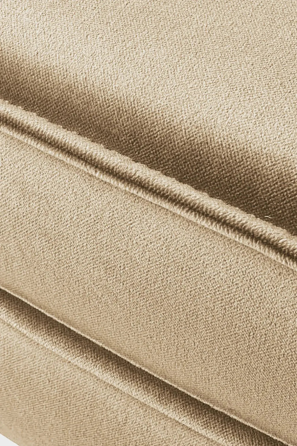 Amsterdam velvet hocker sand