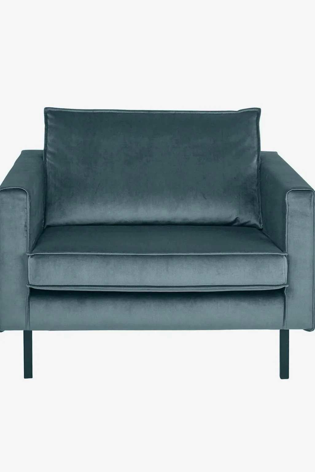 Amsterdam velvet loveseat grijs blauw
