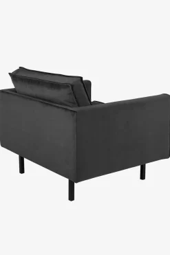Amsterdam velvet loveseat antraciet