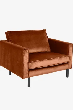 Amsterdam velvet loveseat roest
