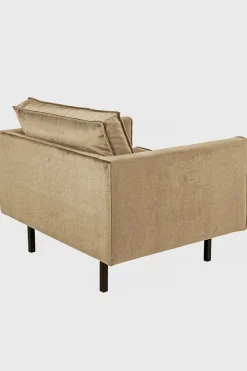 Amsterdam velvet loveseat sand