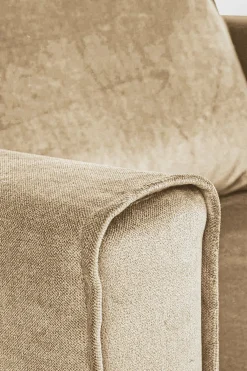 Amsterdam velvet loveseat sand
