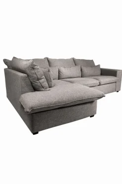 Baron bank 2.5-zits lounge links lichtgrijs melee