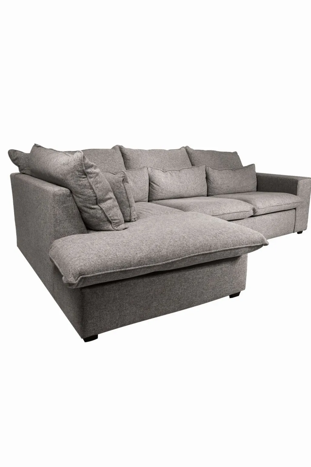 Baron bank 2.5-zits lounge links lichtgrijs melee