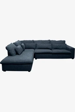 Baron bank 3.5-zits lounge links donkerblauw melee
