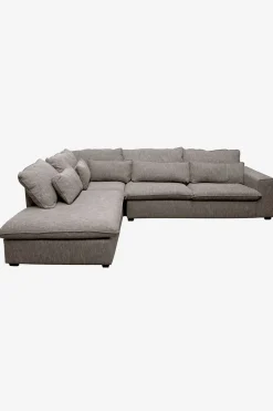 Baron bank 3.5-zits lounge links lichtgrijs melee