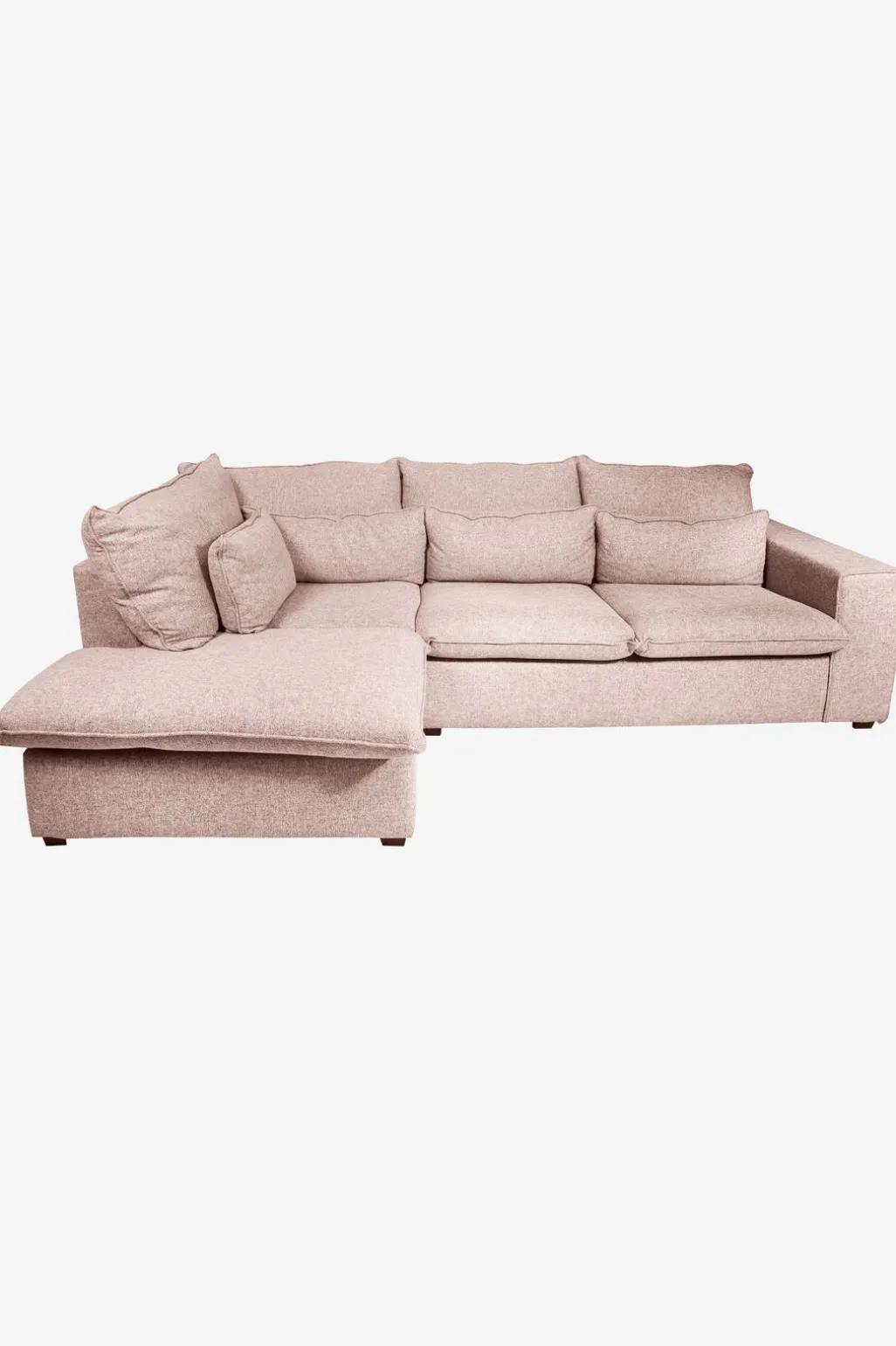 Baron bank 2.5-zits lounge links roze karamel melee