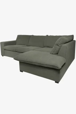 Baron bank 2.5-zits lounge rechts donkergroen