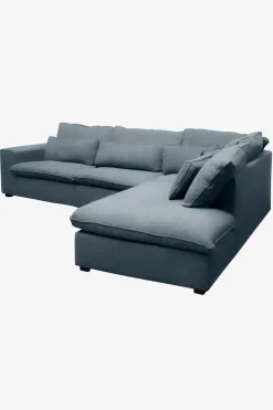 Baron bank 3.5-zits lounge rechts donkerblauw