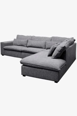 Baron bank 3.5-zits lounge rechts donkergrijs melee