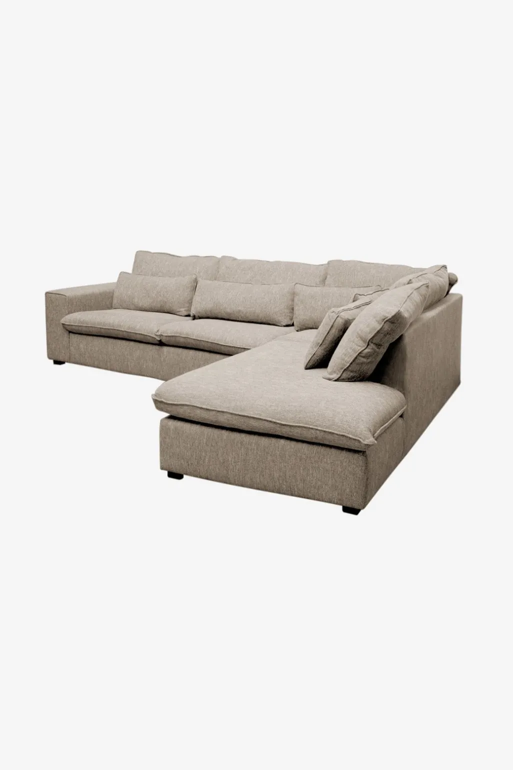 Baron bank 3.5-zits lounge rechts naturel melee