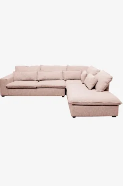 Baron bank 3.5-zits lounge rechts roze karamel melee