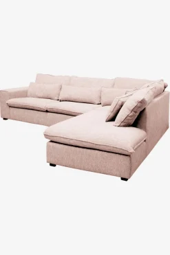 Baron bank 3.5-zits lounge rechts roze karamel melee