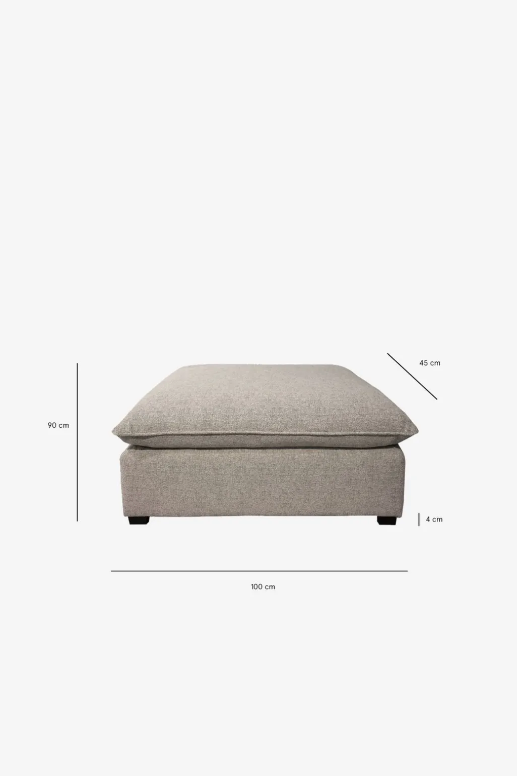 Baron hocker naturel melee