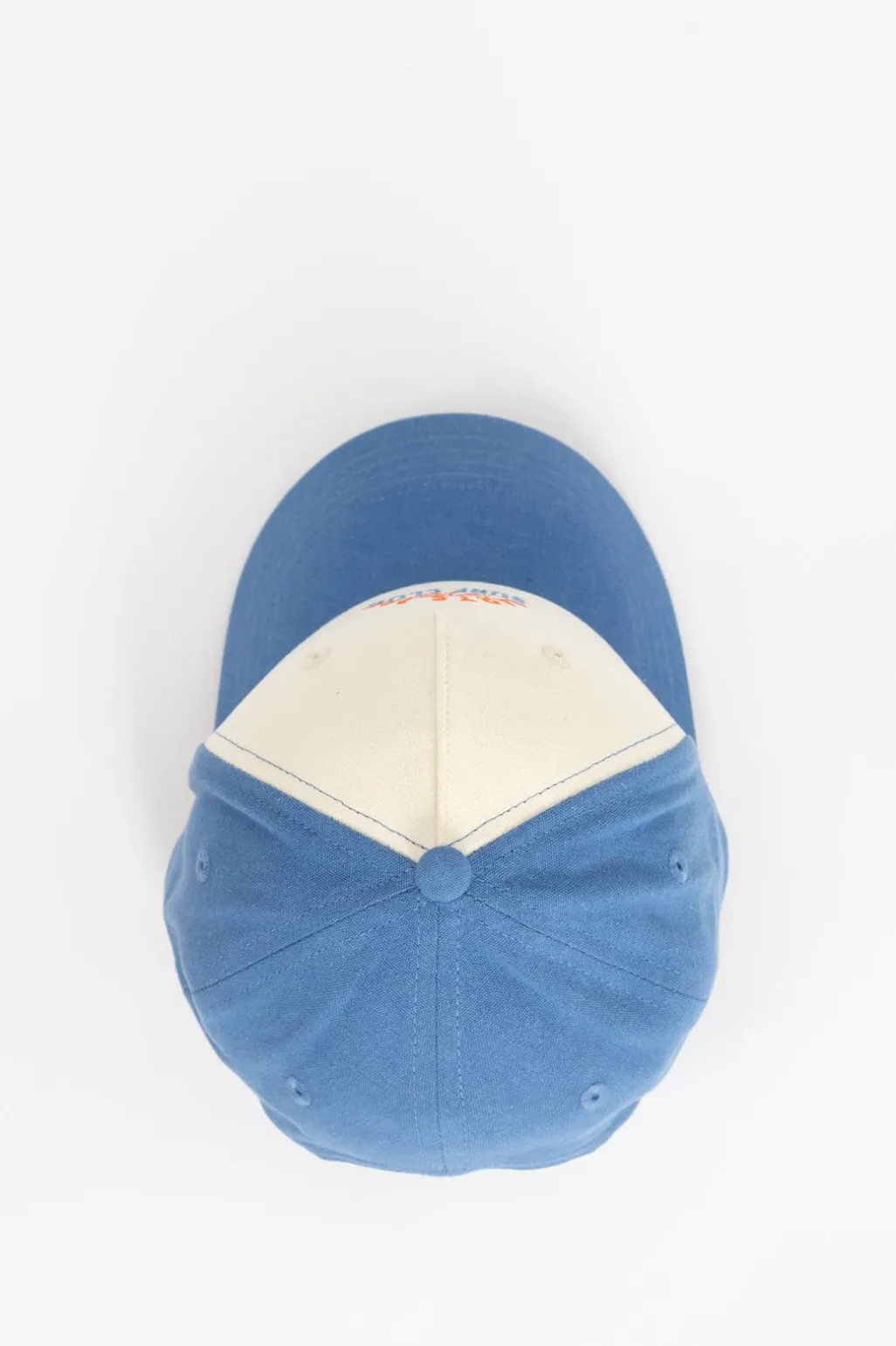 Barts blauwe pet met artwork