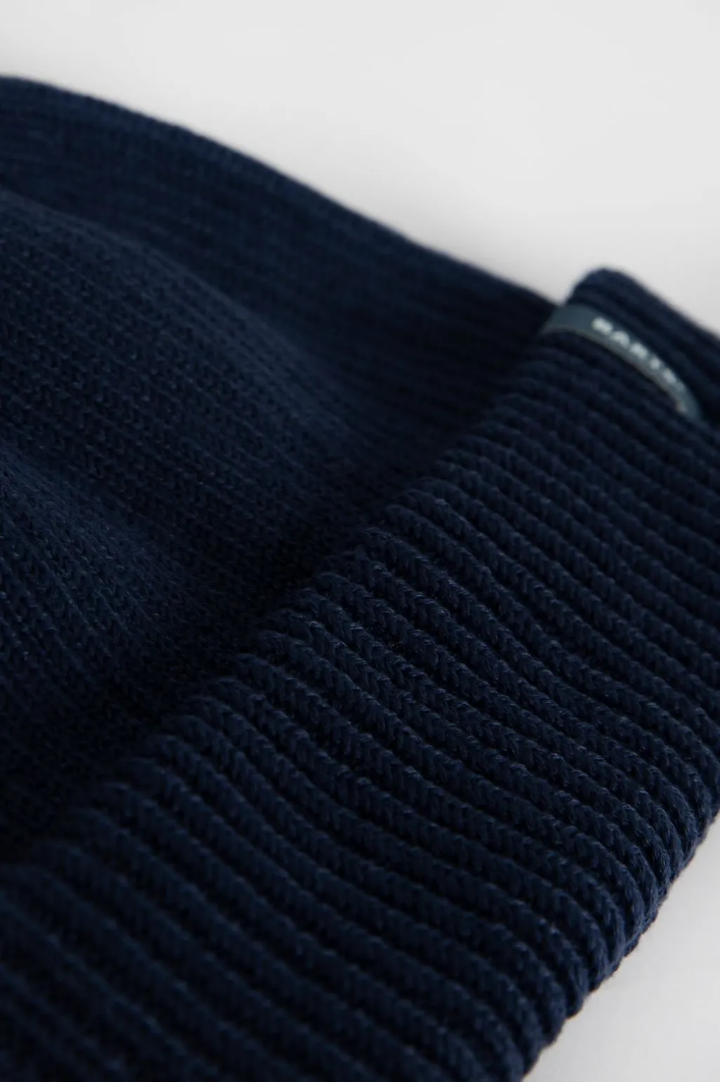 Barts donkerblauwe fishermen's beanie