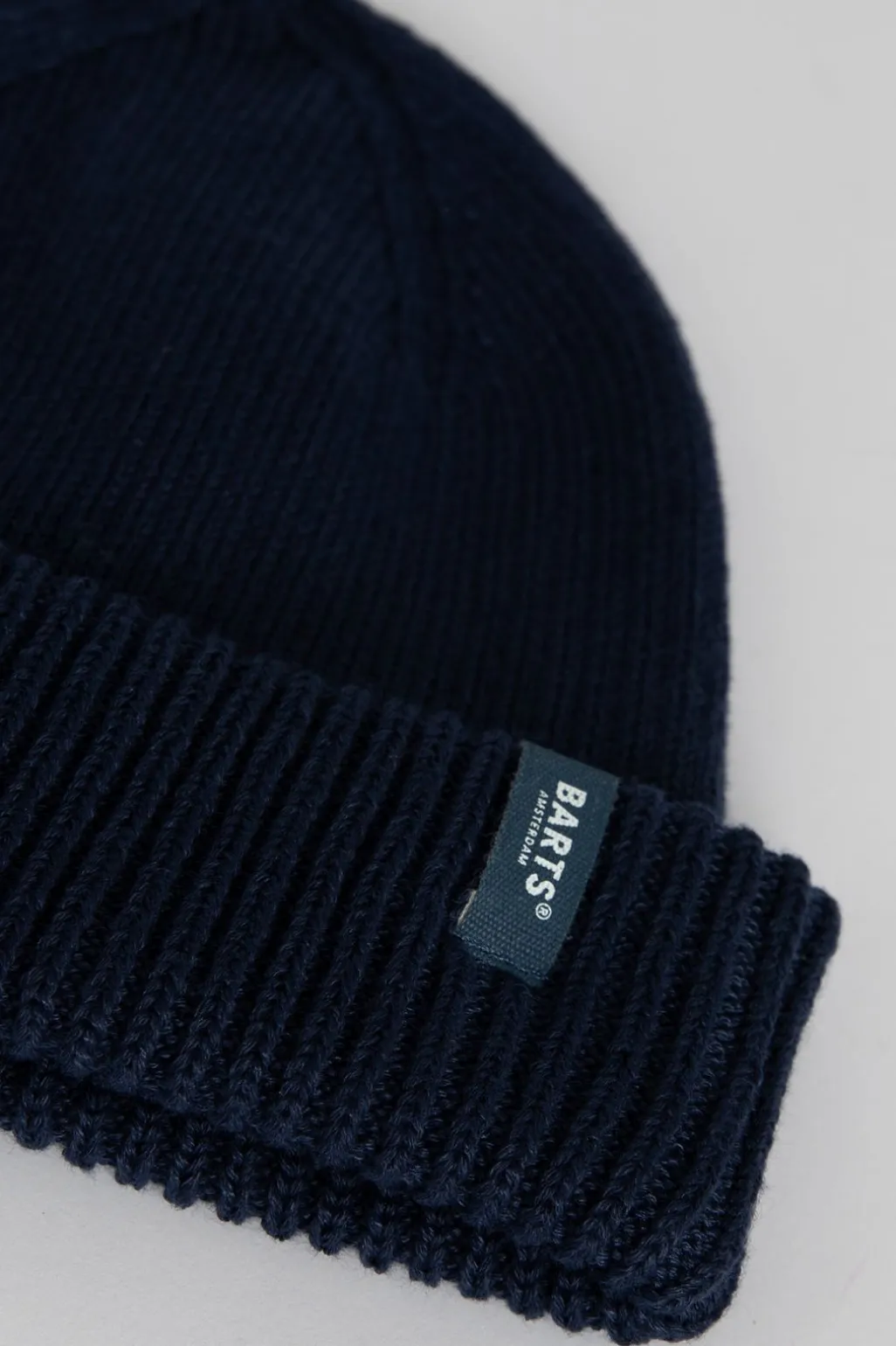 Barts donkerblauwe fishermen's beanie