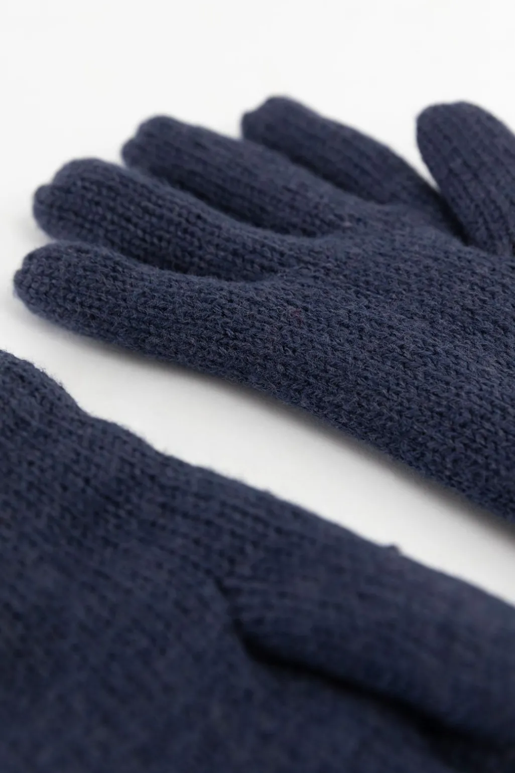 BARTS donkerblauwe gebreide handschoenen