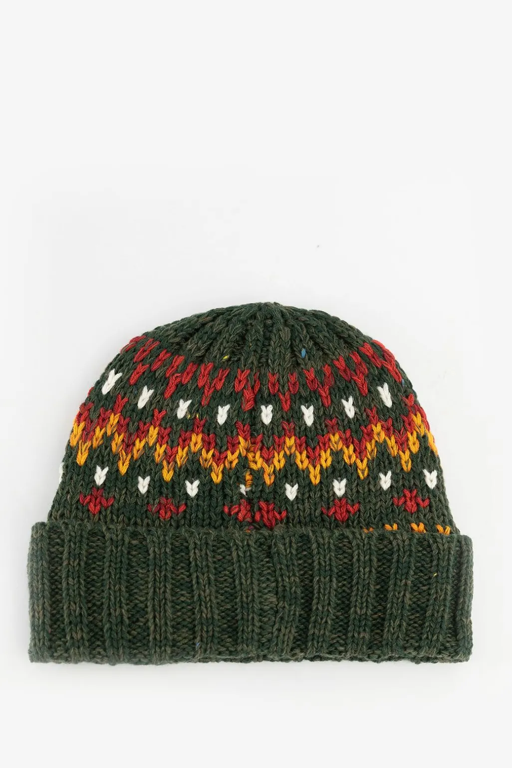 BARTS donkergroene beanie met print