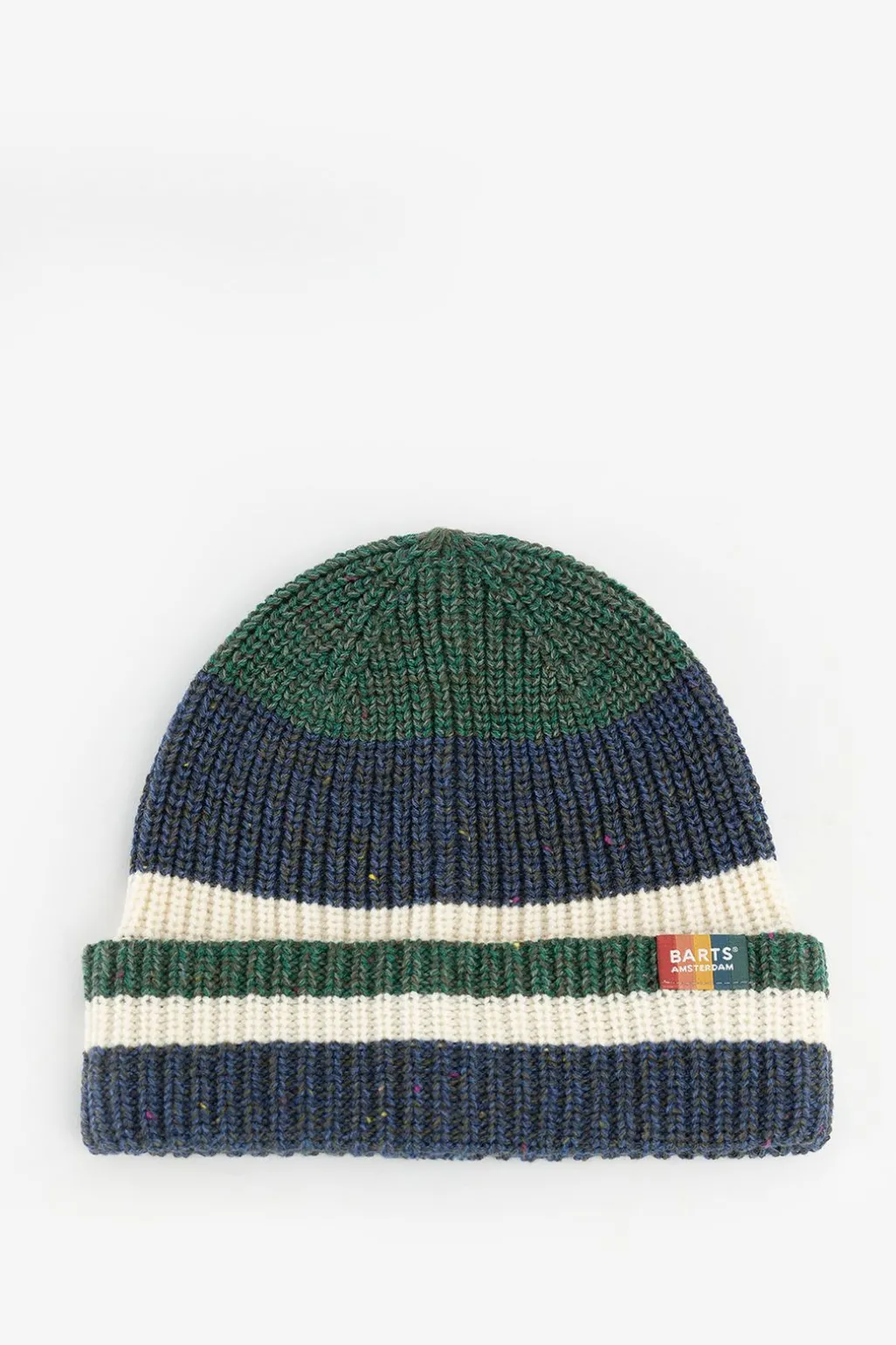 BARTS gekleurde beanie met strepen