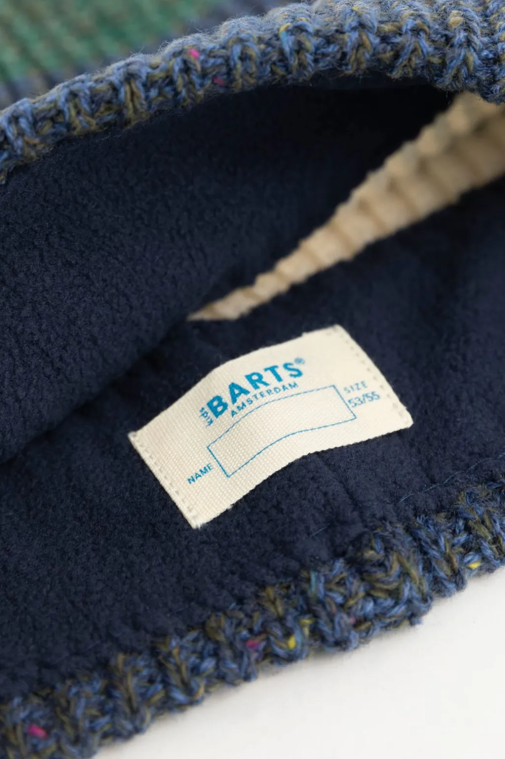 BARTS gekleurde beanie met strepen
