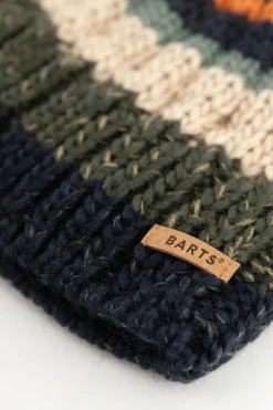 BARTS multicolour beanie met pompom