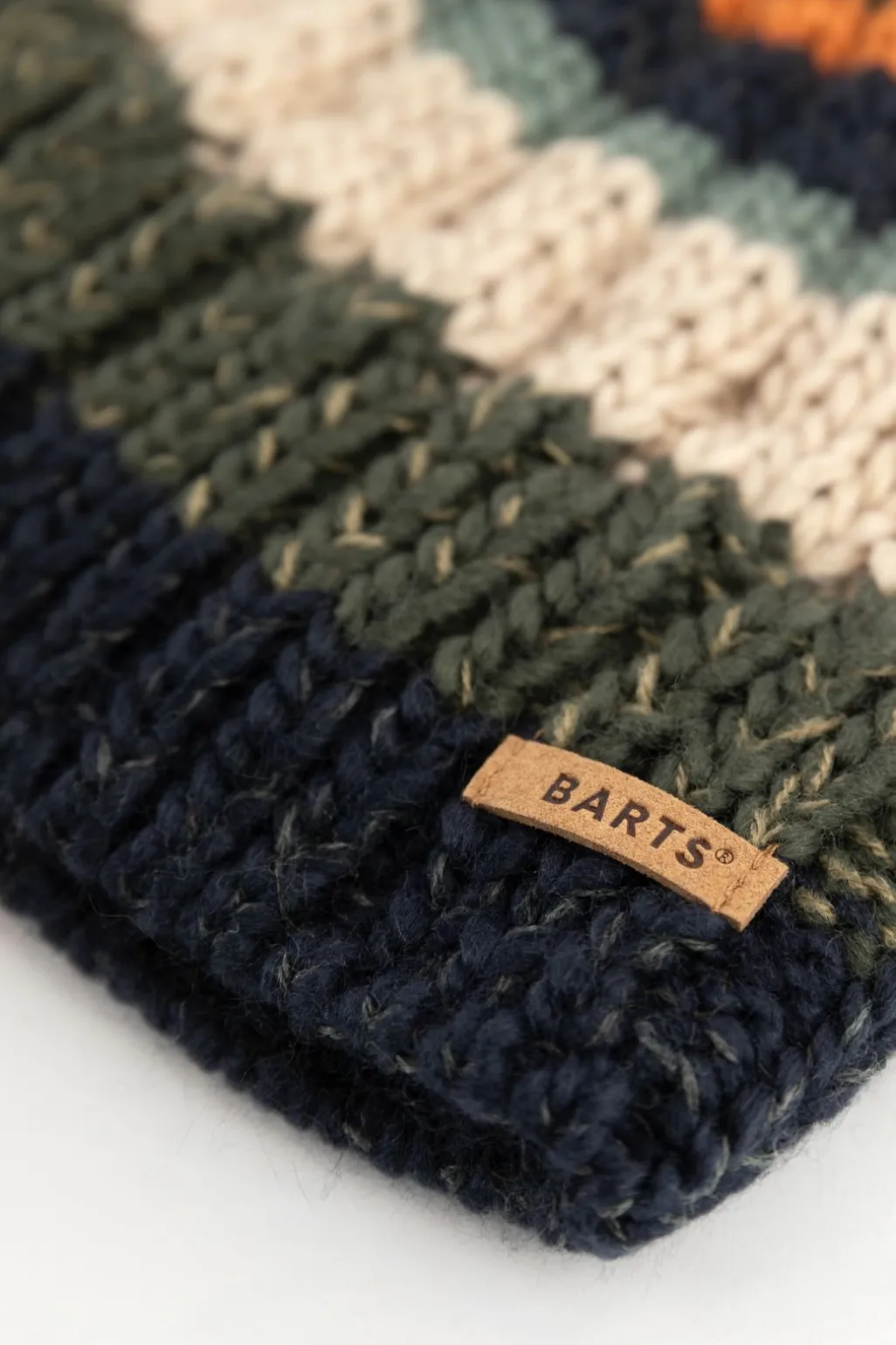 BARTS multicolour beanie met pompom