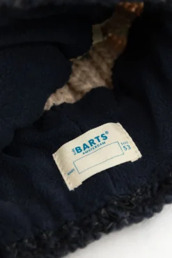 BARTS multicolour beanie met pompom