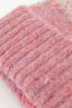 BARTS roze beanie met leopard details