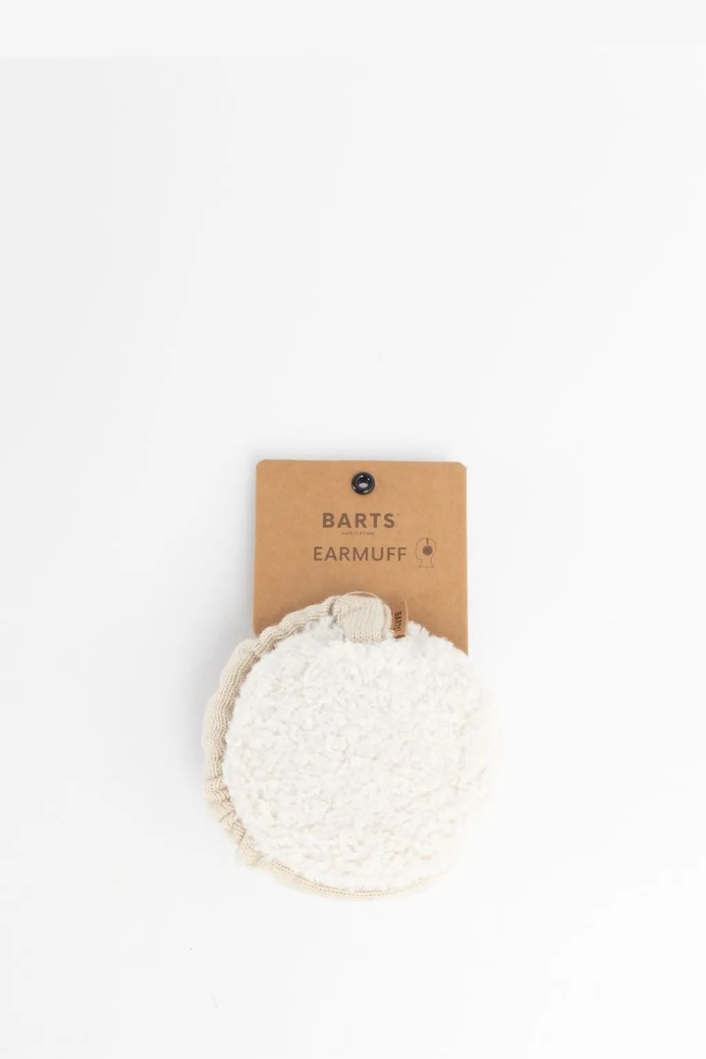 Barts witte teddy oorwarmers
