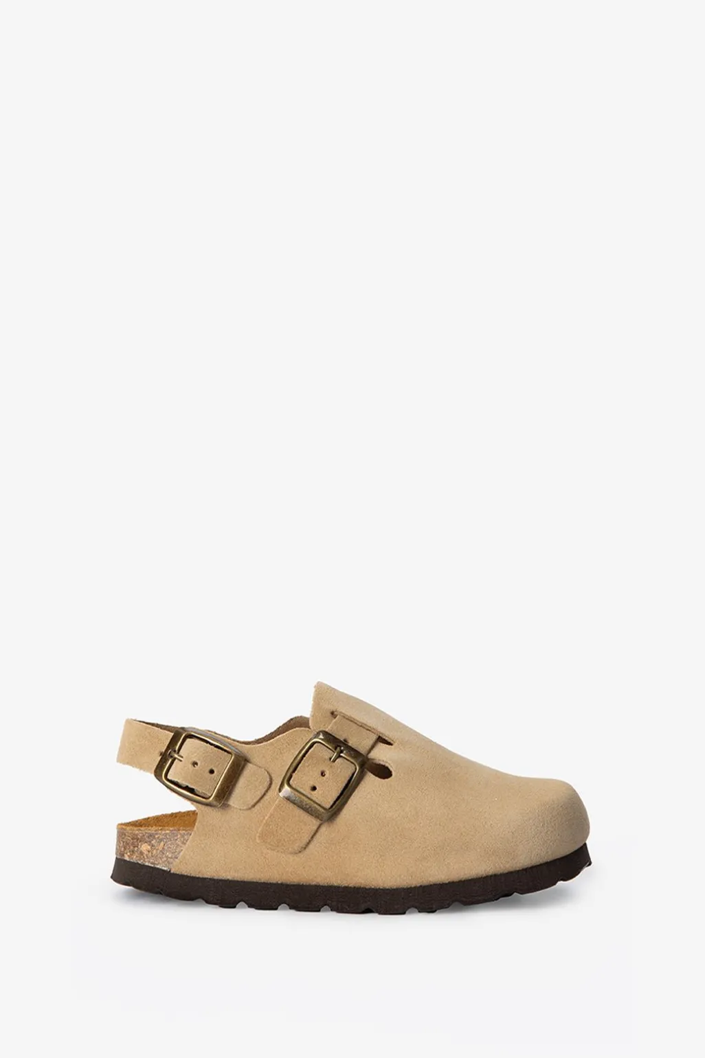 Beige clogs sandalen