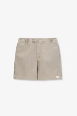 Beige herringbone short