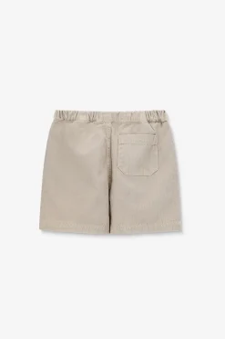 Beige herringbone short