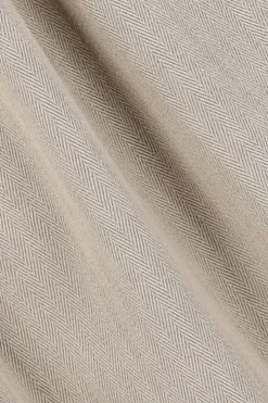 Beige herringbone short