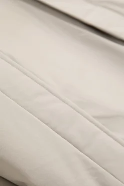 Beige korte parka