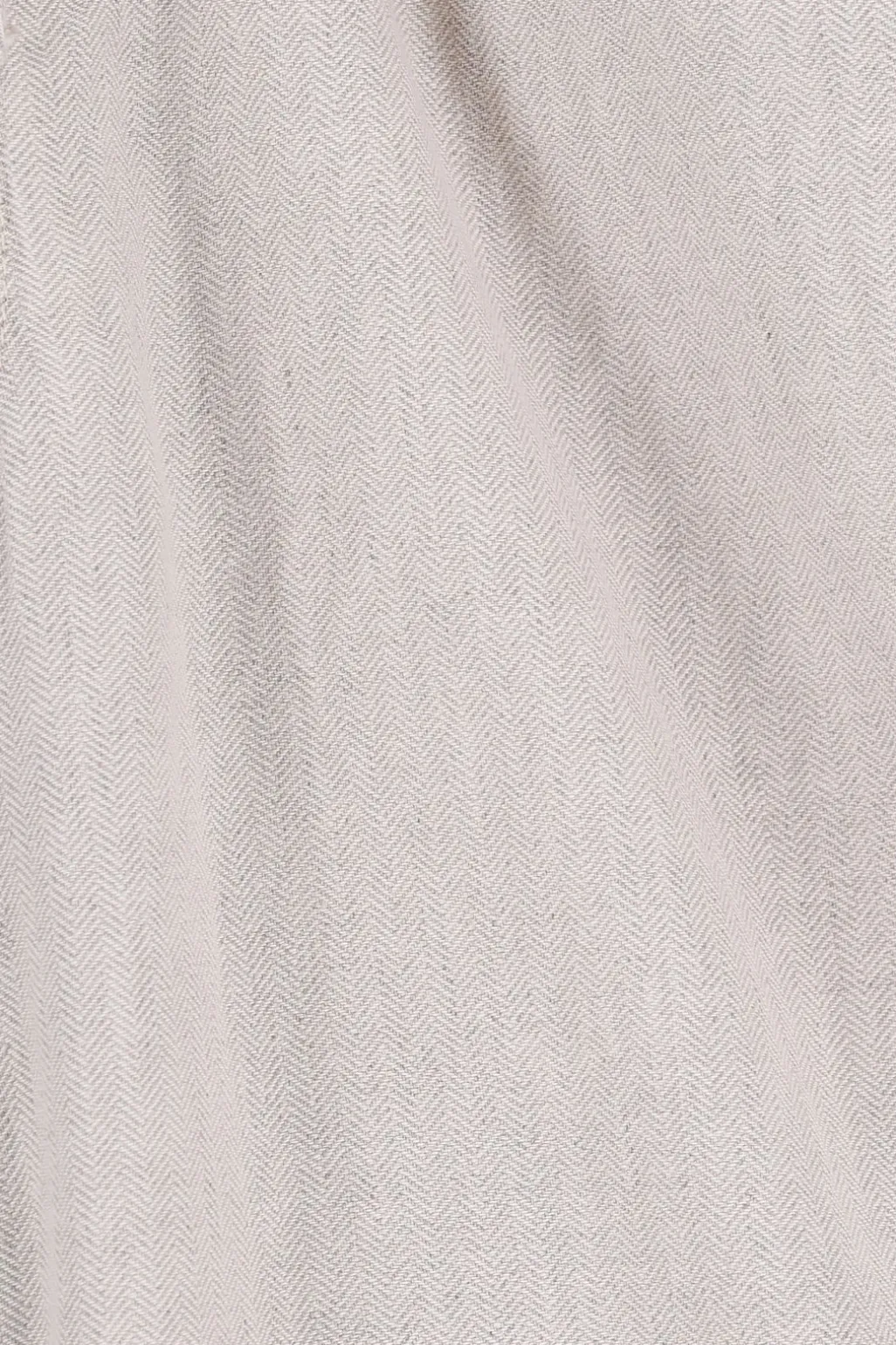 Beige linnen herringbone broek