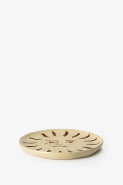 Beige ontbijtbord cheaky heart