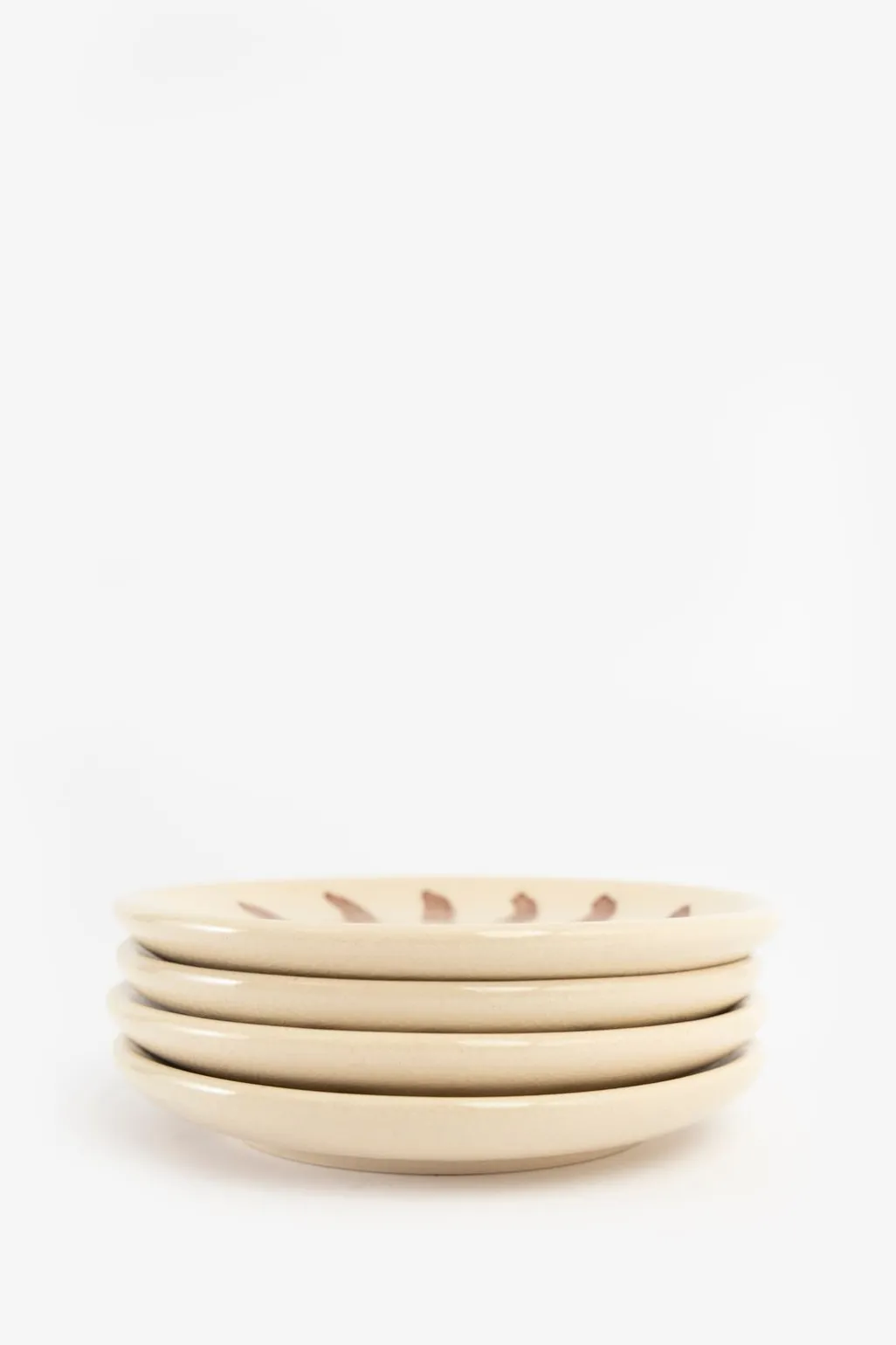 Beige ontbijtbord cheaky heart