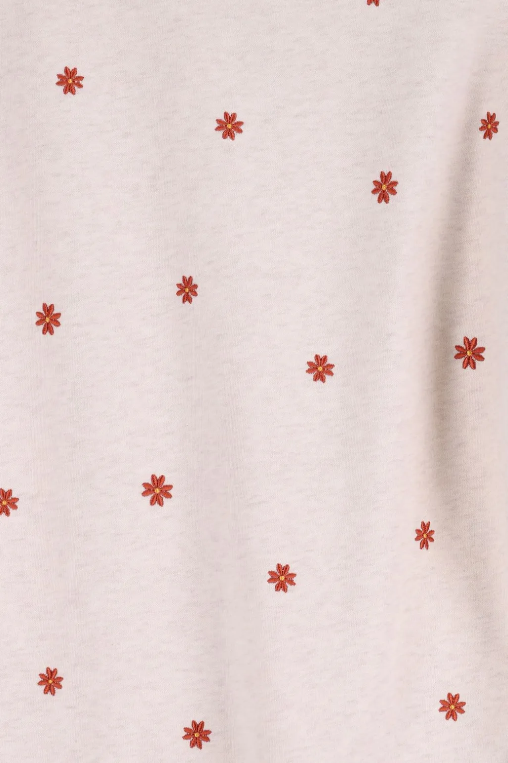 Beige sweater met embroidery