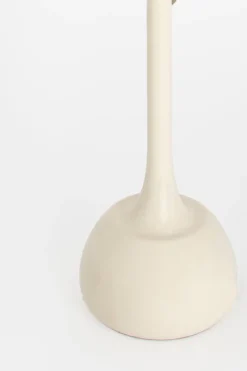Beige verstelbare bijzettafel