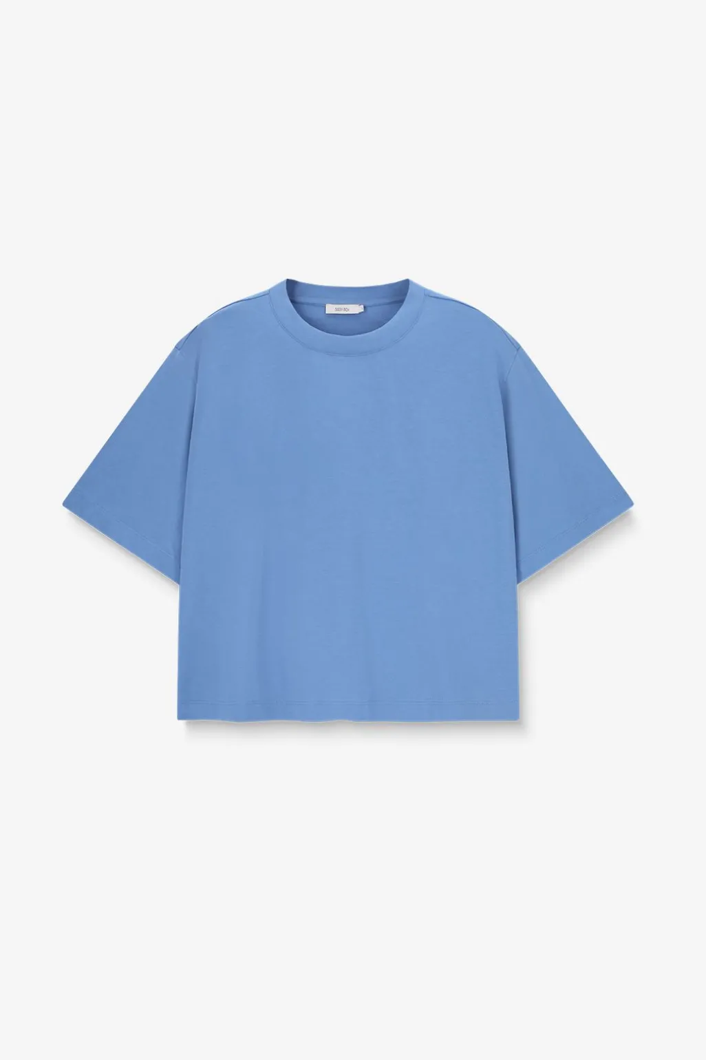 Blauw boxy T-shirt