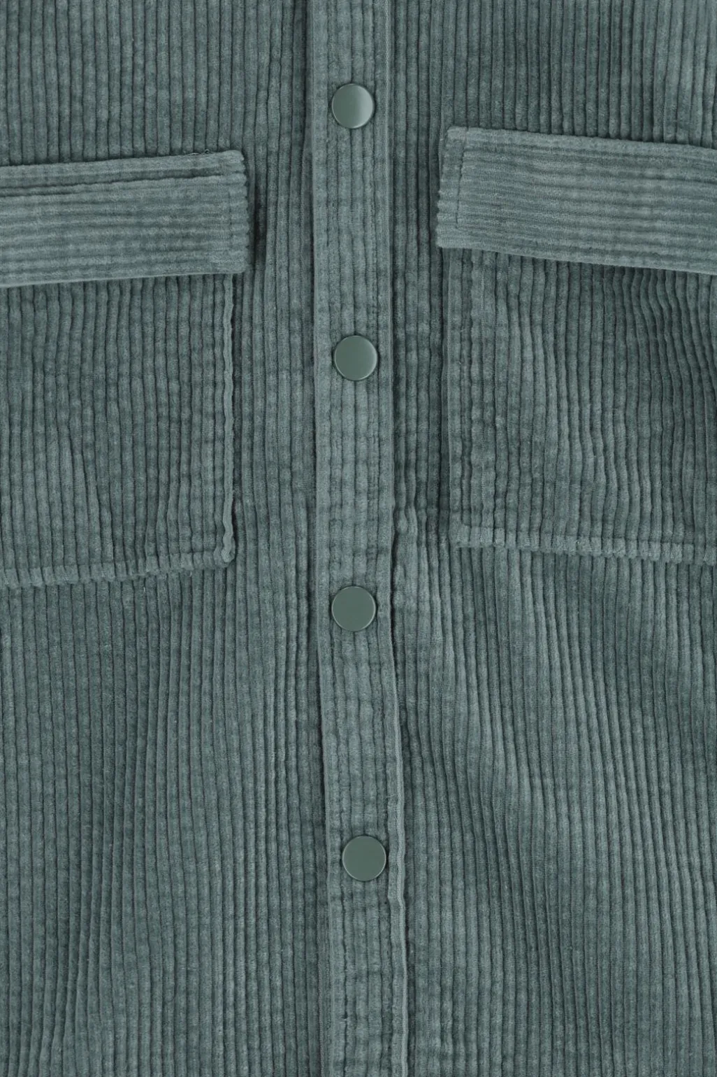 Blauw corduroy overhemd