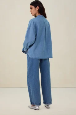 Blauw denim jack