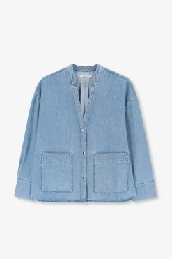 Blauw denim jack